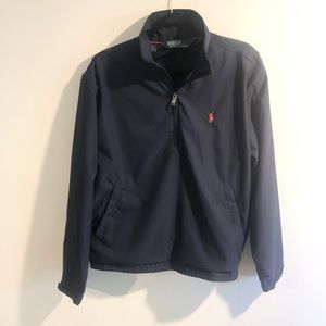 Polo by Ralph Lauren 1/4 zip rain jacket
